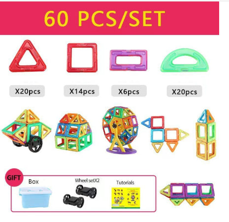 Bloc de construction magnétique