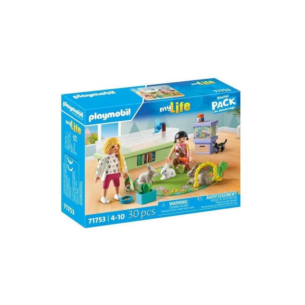 Playmobil | My Life | Café des Chats | Jouet pour Enfants | Set de Figurines d'animaux | Jouet pour Enfants à partir de 4 Ans | 71744