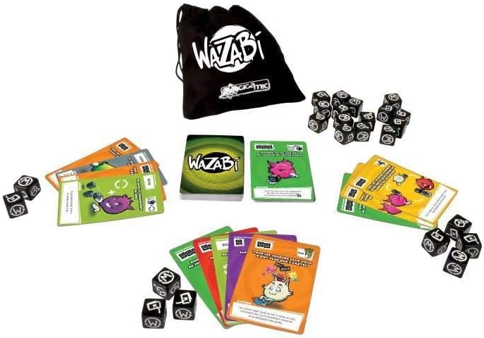 Gigamic - GFWA - Jeu de Cartes Wazabi sac de transport, Multicolore, 14,7 x 6,9 x 20 cm
