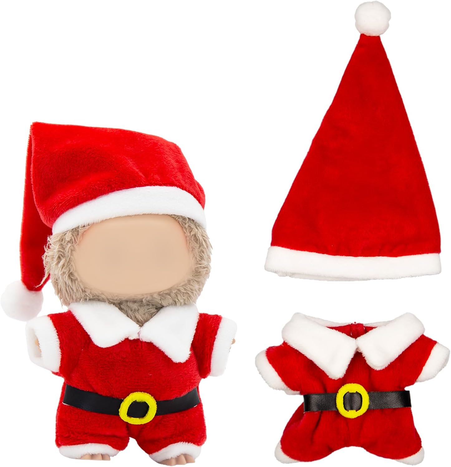Gaoyong Costume de Noël pour poupée de 17 cm - Costume de Père Noël - Poupée non incluse