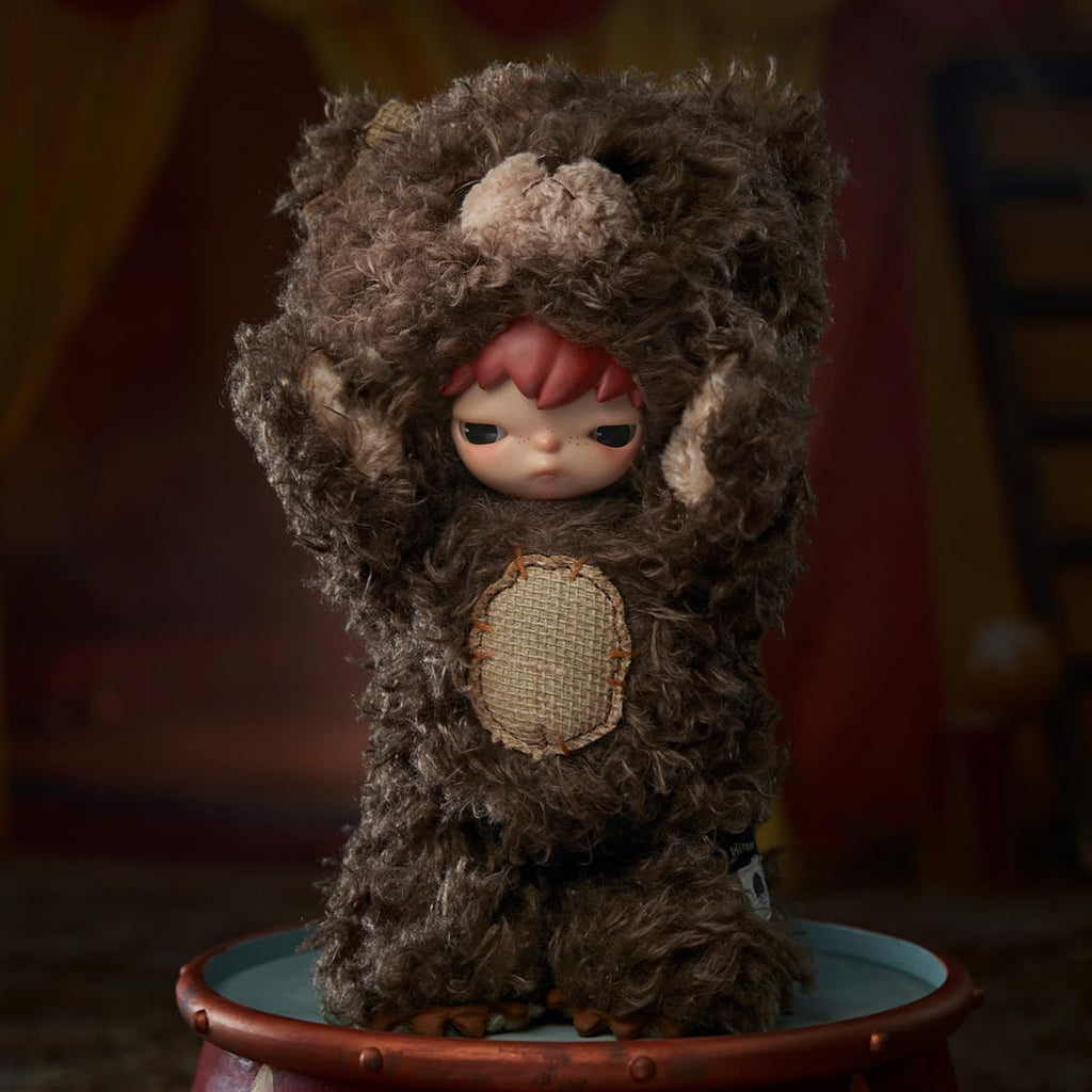 POP MART Hirono Bear Vinyl Plush Doll Pop d’Action Figurines Anime de Jouet Figure à Collectionner Cadeaux Créatifs 1PC