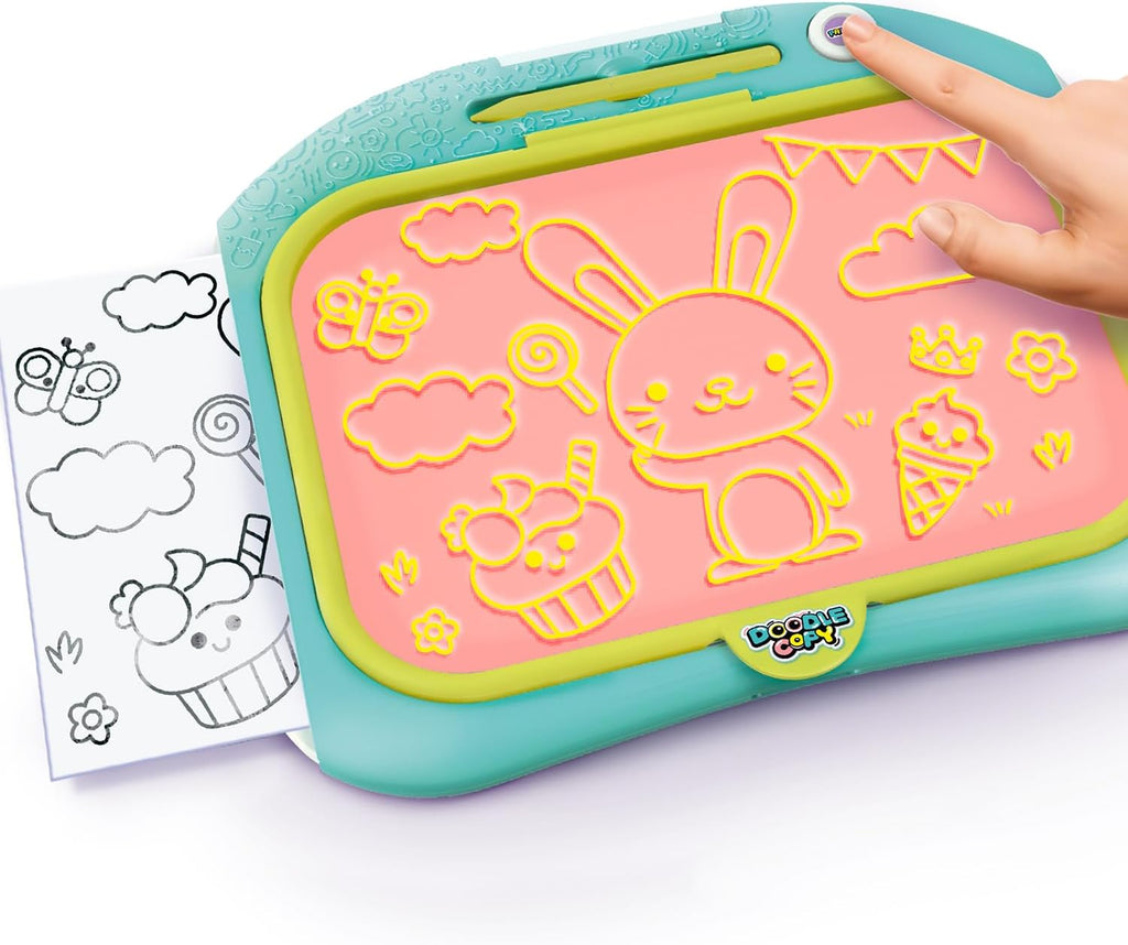 Canal Toys - Tablette Enfant Doodle Copy pour Imprimer Ses Dessins - Compose, Dessine, Imprime et Colorie - Cadeau Enfant 4 Ans + - Loisirs Créatif- 50 Modèles - Tablette Dessin - LIT 004