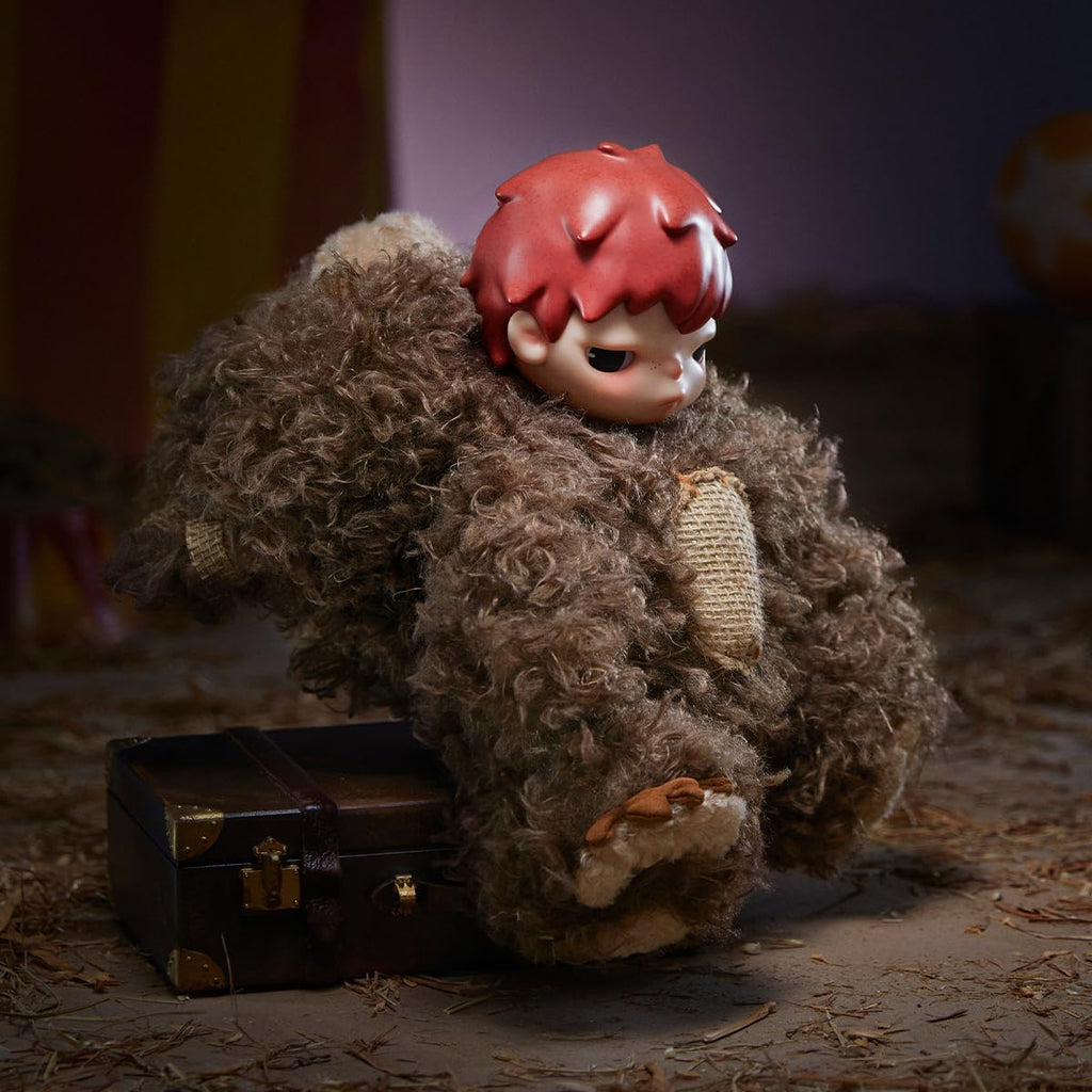 POP MART Hirono Bear Vinyl Plush Doll Pop d’Action Figurines Anime de Jouet Figure à Collectionner Cadeaux Créatifs 1PC