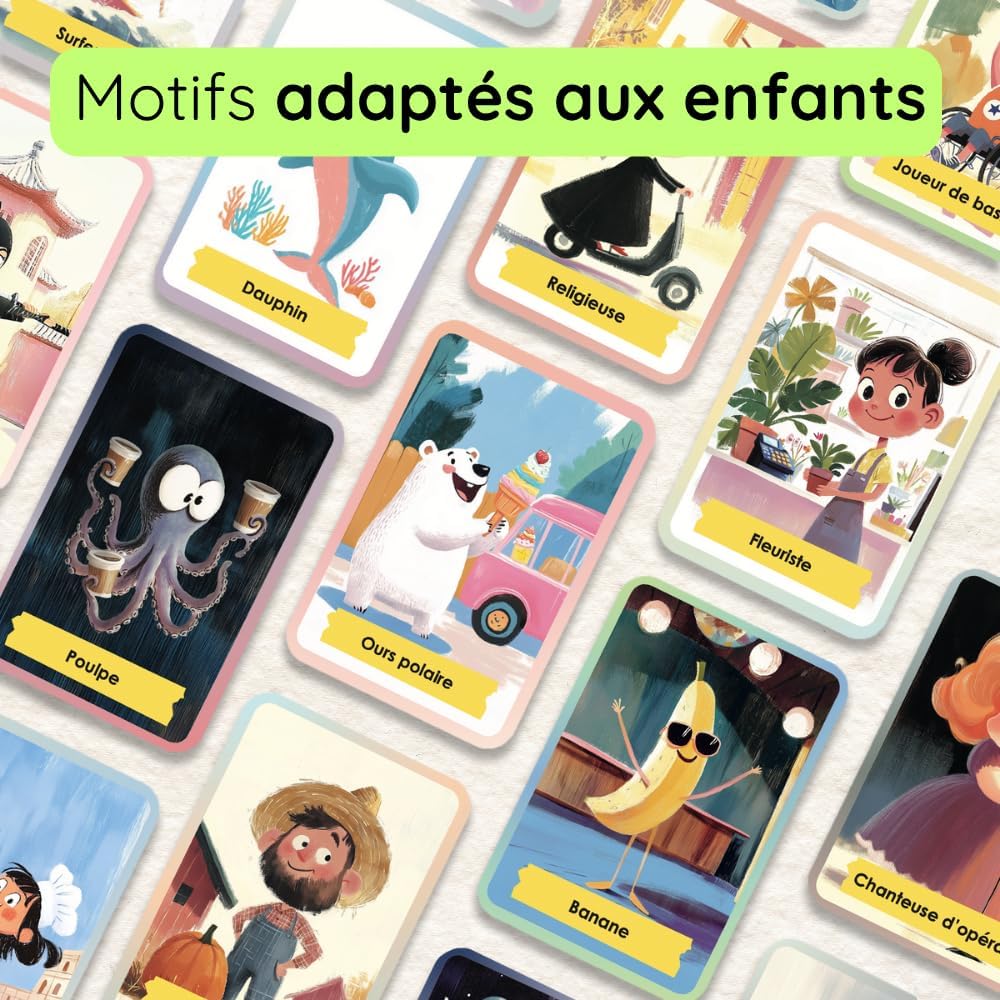 Qui suis-Je? I Jeu pour Enfants I Jeu éducatif et Cadeau pour Filles et garçons I Jeux à partir de 6, 7, 8, 9 Ans I Plein air