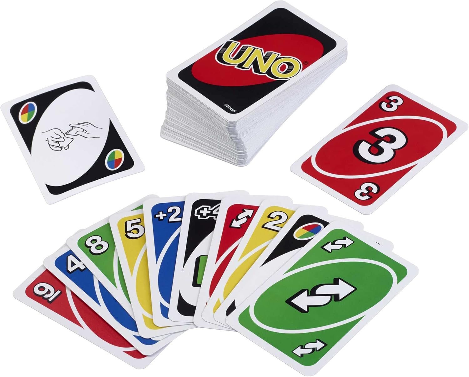 Mattel Games, UNO Boîte Métallique, Jeux De Cartes Familial pour Enfants Et Adultes, Jeux De Société pour Soirée Jeu en Famille Ou en Voyage, 2 À 10 Joueurs, Jouet pour Enfant de 7 Ans et Plus, HGB63