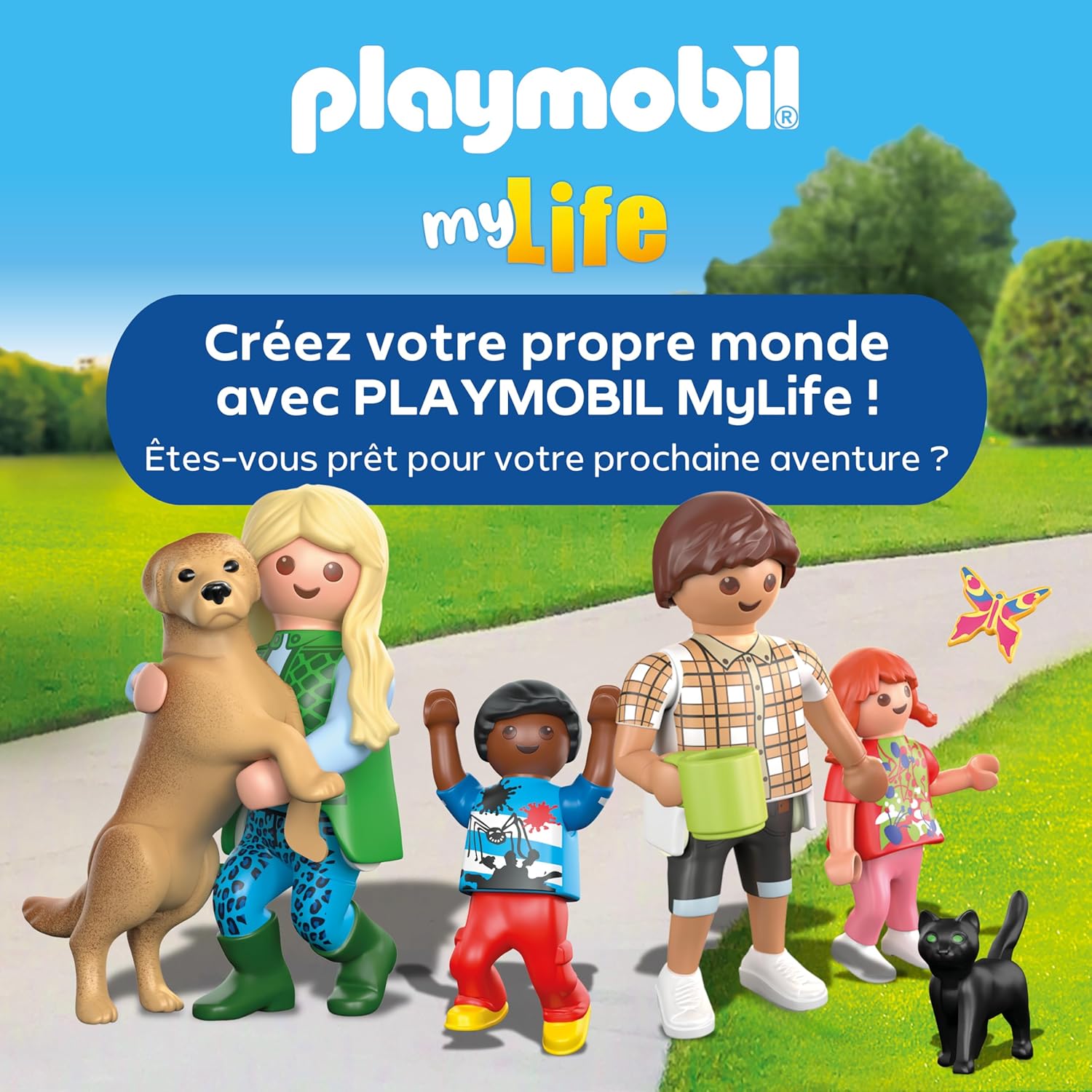 Playmobil | My Life | Café des Chats | Jouet pour Enfants | Set de Figurines d'animaux | Jouet pour Enfants à partir de 4 Ans | 71744