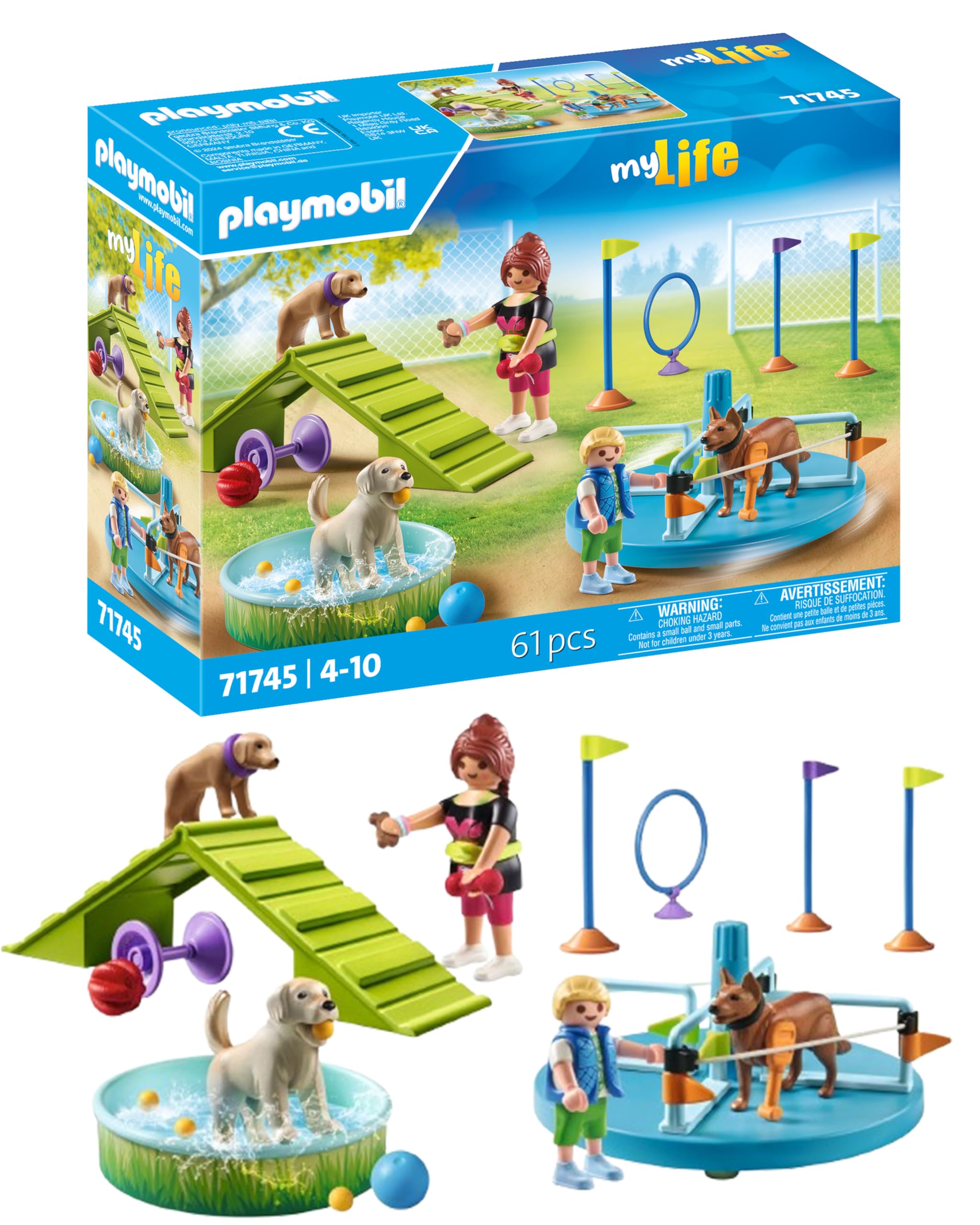 Playmobil | My Life | Café des Chats | Jouet pour Enfants | Set de Figurines d'animaux | Jouet pour Enfants à partir de 4 Ans | 71744