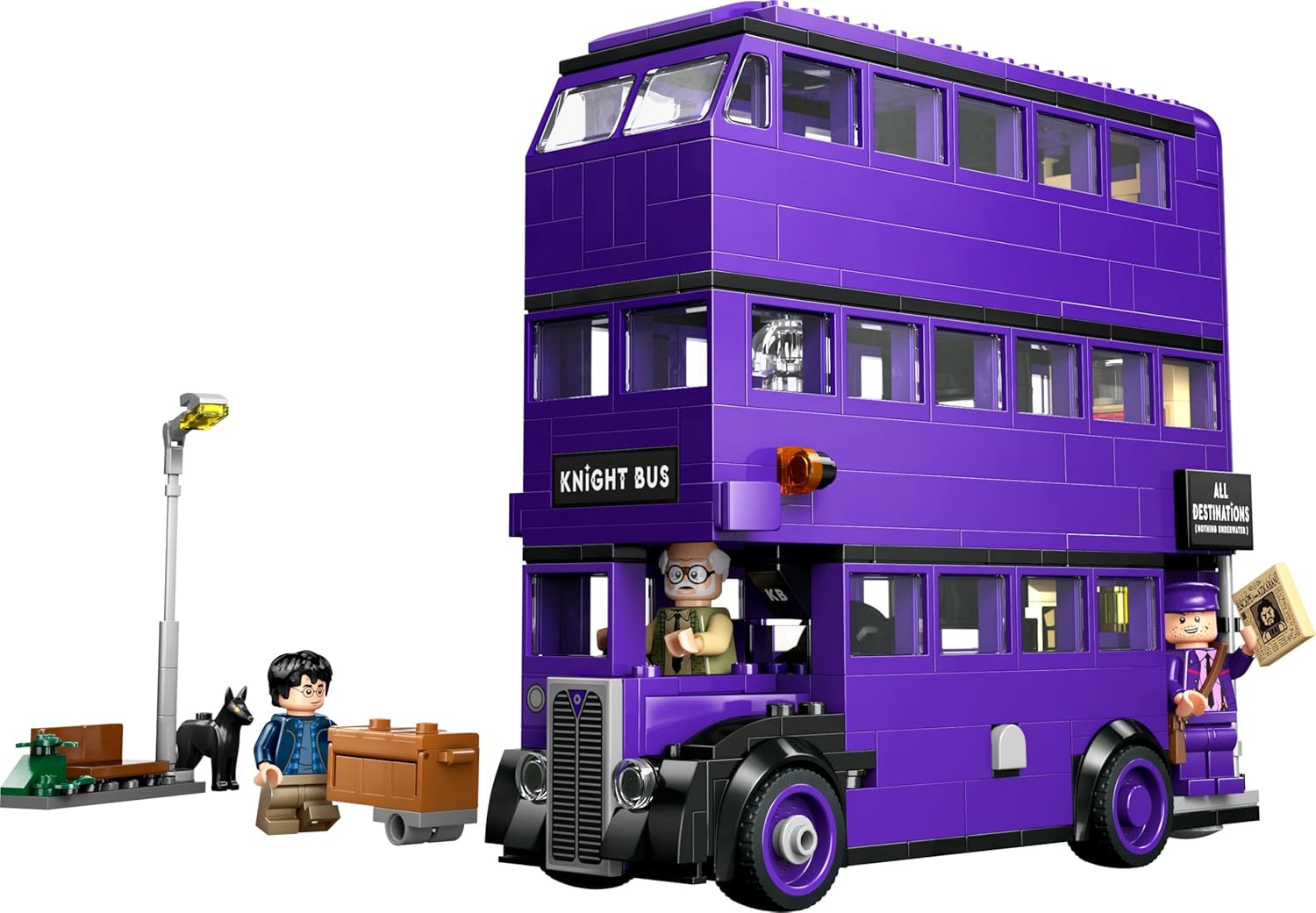 LEGO Harry Potter Aventure en Magicobus - Jouet pour Sorciers avec 5 Minifigurines Collector & Accessoires dont Baguettes Magiques - Cadeau sur le Prisonnier d'Azkaban pour Fille ou Garçon 8 ans 76446