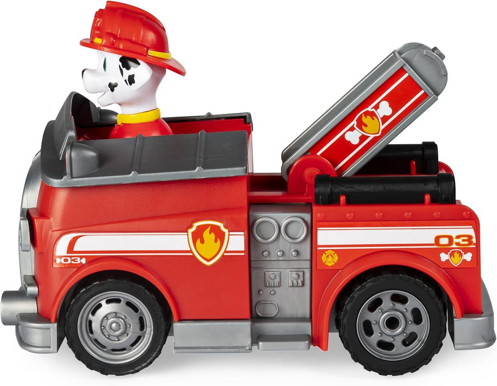 LA PAT' PATROUILLE - VÉHICULE RC MARCUS - Voiture Radiocommandée Avec Télécommande Adaptée Aux Petites Mains La Pat' Patrouille - Paw Patrol - 6054195 – Jouet Enfant 3 Ans et +