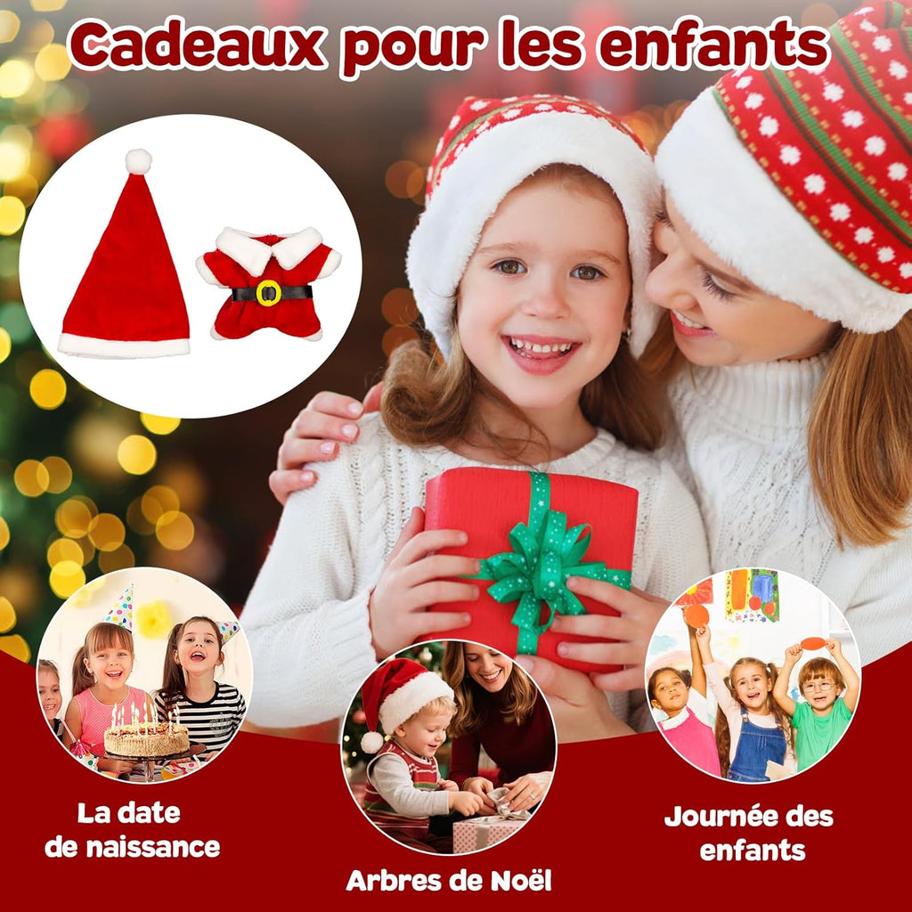 Gaoyong Costume de Noël pour poupée de 17 cm - Costume de Père Noël - Poupée non incluse