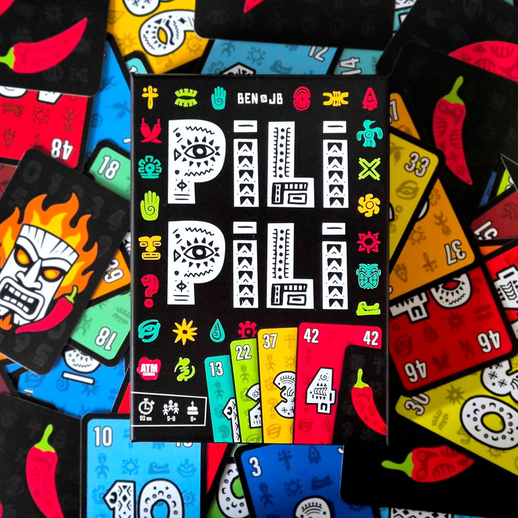 ATM Gaming PILI PILI - Jeu de société - Vainqueur Grand Prix du Jouet 2025 - Jeu de Cartes Tactique et d’Ambiance - 2 à 8 Joueurs - 20 Min - Idée Cadeau Original